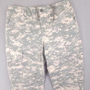 US Army Combat Uniform Trouser Mens Medium Short ACU Digital Camo Cargo Workwear